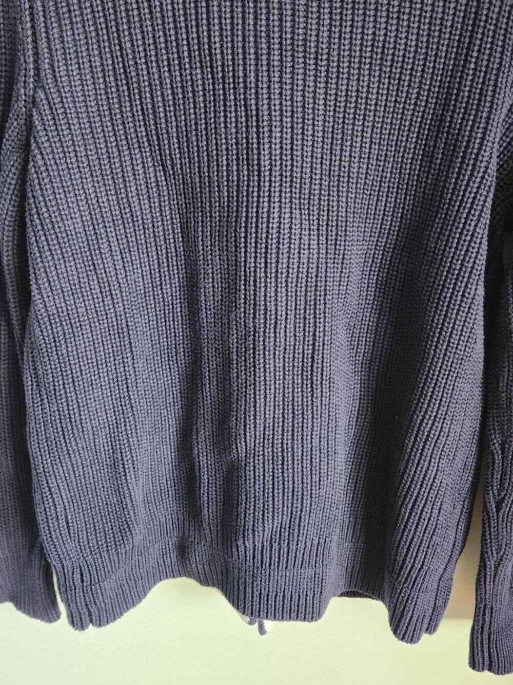 Vintage Ralph Lauren XL Sweater Women's Navy Knit Toggle Cardigan Nautical - Picture 13 of 13